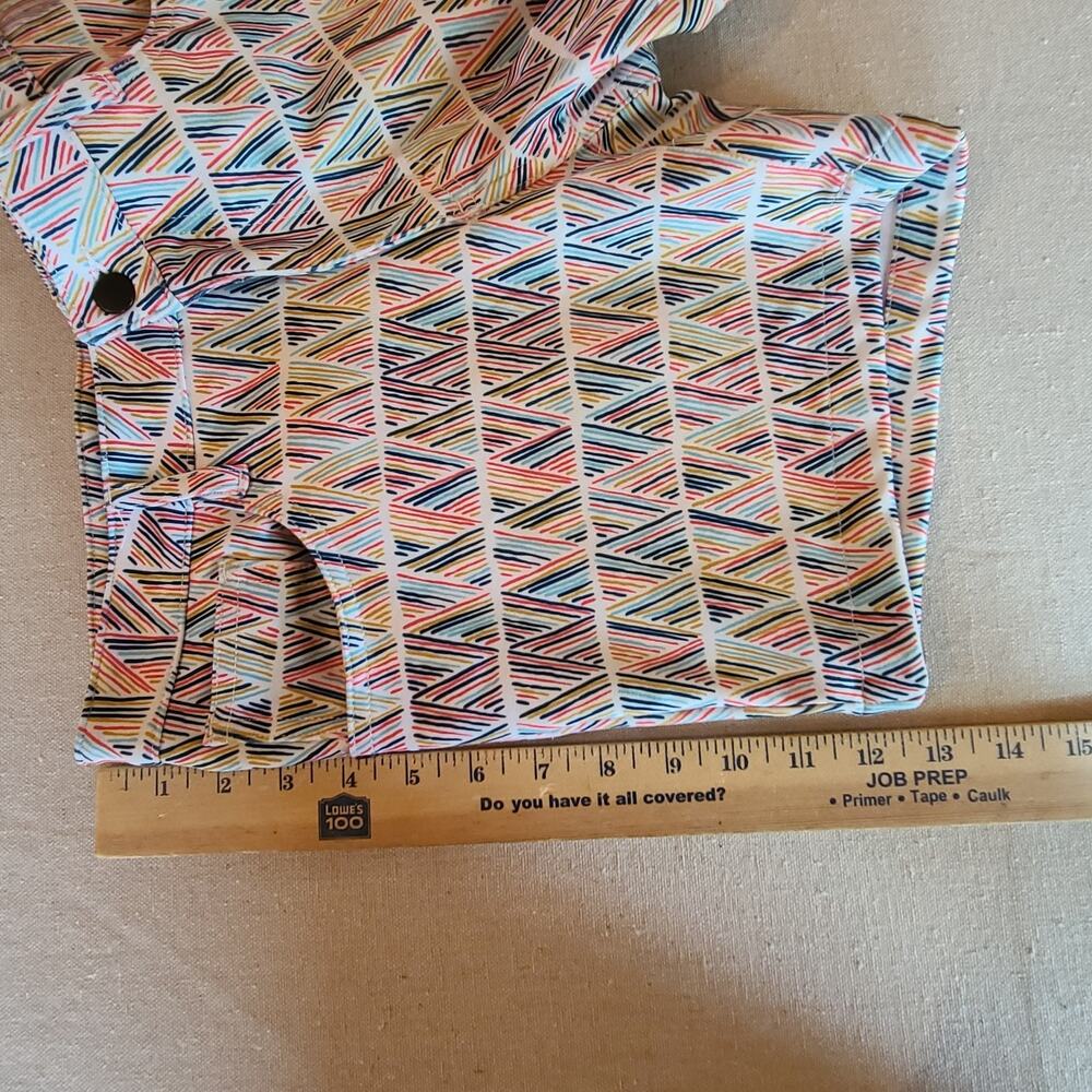 Ball Beachwear Short Kirk 5" Vibrant Colorful Retro Resortwear Festive Size 31 - Picture 8 of 9